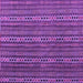 Square Machine Washable Abstract Purple Modern Area Rugs, wshabs4579pur