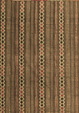 Abstract Brown Modern Rug, abs4579brn