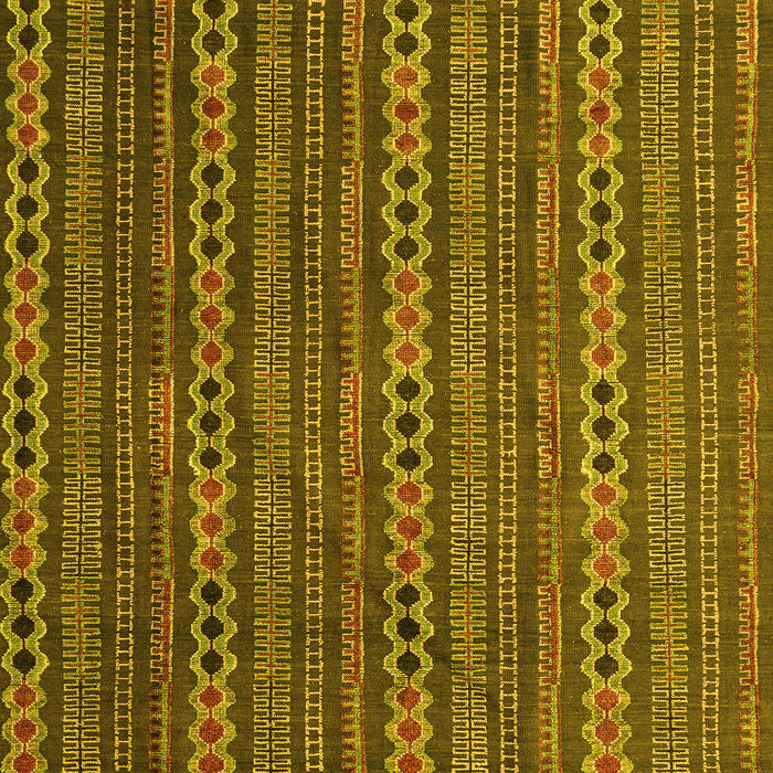 Machine Washable Abstract Yellow Modern Rug, wshabs4579yw