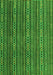 Machine Washable Abstract Green Modern Area Rugs, wshabs4579grn