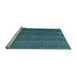 Sideview of Machine Washable Abstract Light Blue Modern Rug, wshabs4579lblu