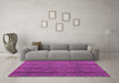 Machine Washable Abstract Pink Modern Rug in a Living Room, wshabs4579pnk