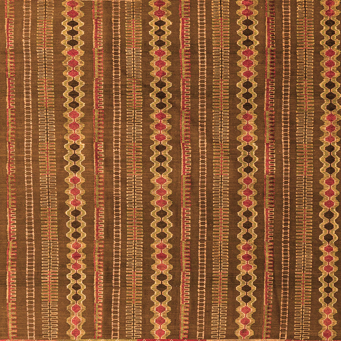 Square Machine Washable Abstract Orange Modern Area Rugs, wshabs4579org