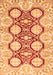 Machine Washable Oriental Orange Traditional Area Rugs, wshabs457org