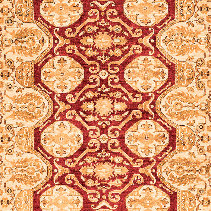 Oriental Orange Traditional Rug, abs457org