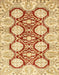 Abstract Mustard Yellow Oriental Rug, abs457