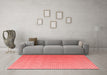 Modern Red Washable Rugs