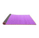 Sideview of Solid Purple Modern Rug, abs4580pur