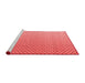 Modern Red Washable Rugs