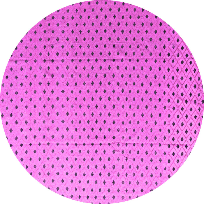 Round Solid Pink Modern Rug, abs4580pnk