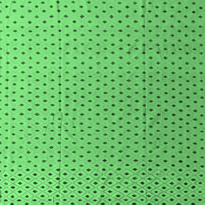 Square Solid Emerald Green Modern Rug, abs4580emgrn