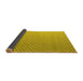 Sideview of Solid Yellow Modern Rug, abs4580yw