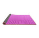 Sideview of Solid Pink Modern Rug, abs4580pnk