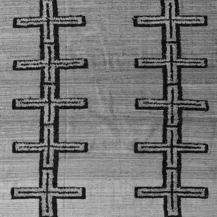 Square Southwestern Gray Country Rug, abs4581gry