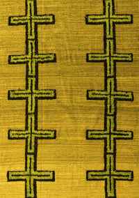 Southwestern Yellow Country Rug, abs4581yw