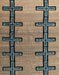 Abstract Dark Brown Southwestern Rug, abs4581