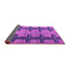 Sideview of Southwestern Purple Country Rug, abs4581pur