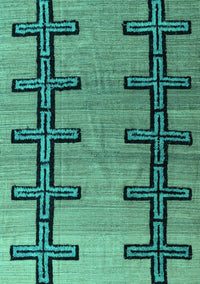 Southwestern Turquoise Country Rug, abs4581turq