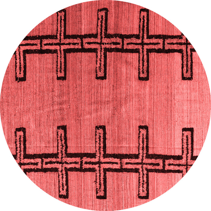 Machine Washable Southwestern Red Country Rug, wshabs4581red