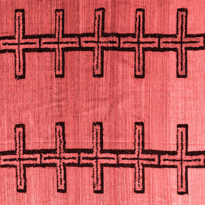 Machine Washable Southwestern Red Country Rug, wshabs4581red