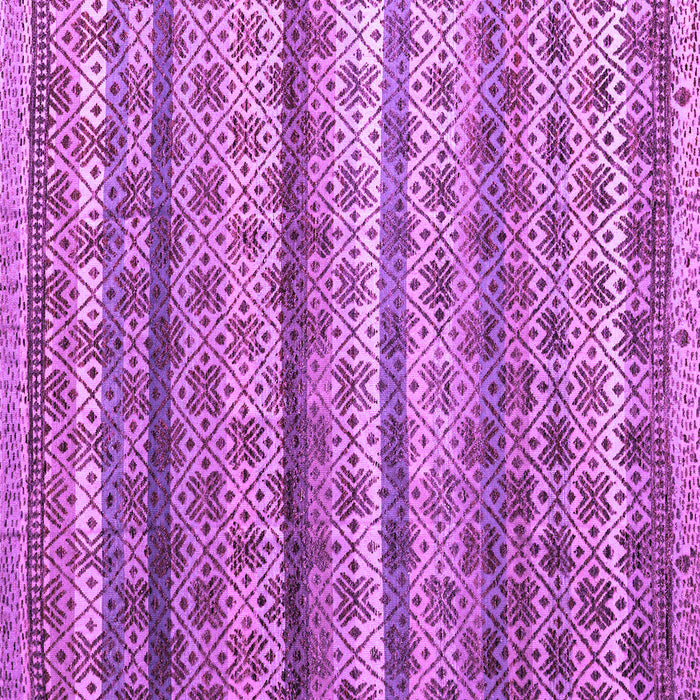 Square Machine Washable Abstract Purple Modern Area Rugs, wshabs4582pur