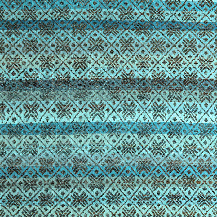 Abstract Light Blue Modern Rug, abs4582lblu