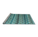 Sideview of Machine Washable Abstract Light Blue Modern Rug, wshabs4582lblu