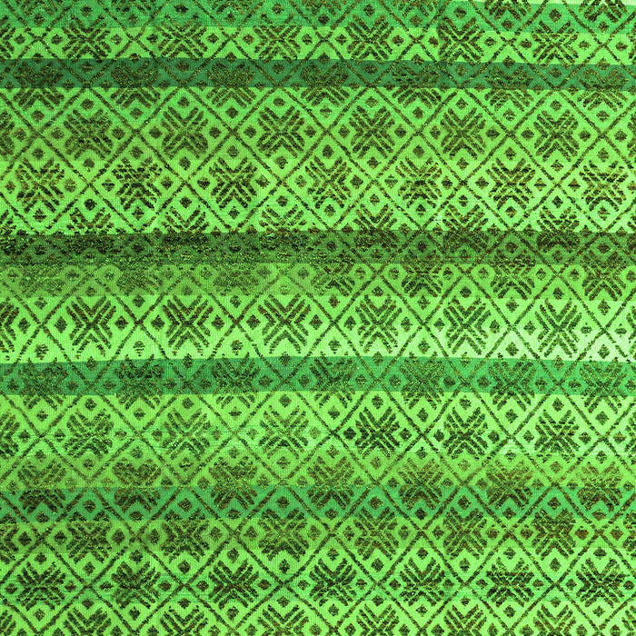 Machine Washable Abstract Green Modern Area Rugs, wshabs4582grn
