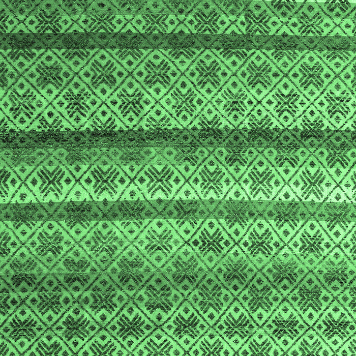 Machine Washable Abstract Emerald Green Modern Area Rugs, wshabs4582emgrn