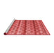 Modern Red Washable Rugs