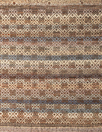 Machine Washable Abstract Brown Sugar Brown Rug, wshabs4582