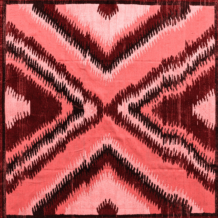 Machine Washable Abstract Red Modern Rug, wshabs4583red