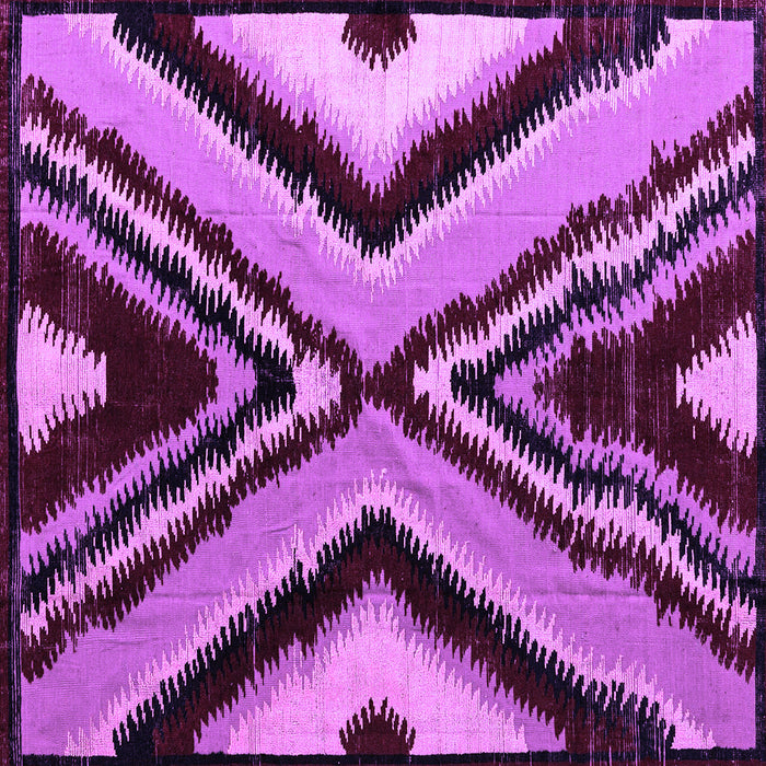 Square Abstract Purple Modern Rug, abs4583pur