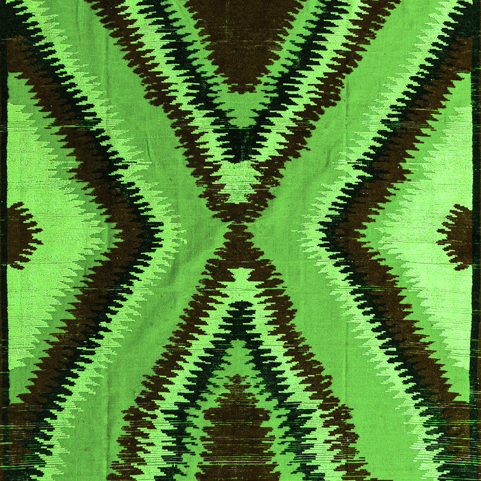Abstract Green Modern Rug, abs4583grn