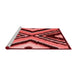 Modern Red Washable Rugs