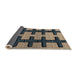 Sideview of Abstract Camel Brown Southwestern Rug, abs4584