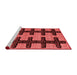 Country Red Washable Rugs