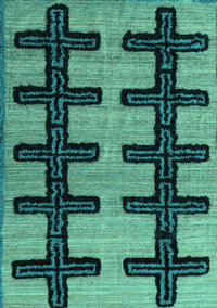 Southwestern Turquoise Country Rug, abs4584turq