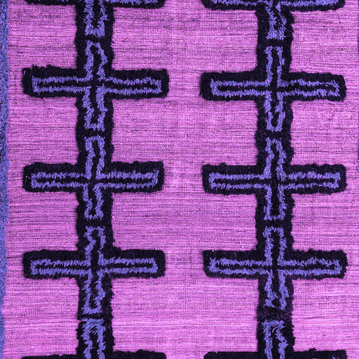 Machine Washable Southwestern Purple Country Area Rugs, wshabs4584pur