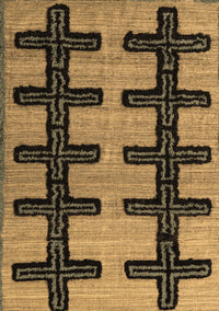 Southwestern Brown Country Rug, abs4584brn