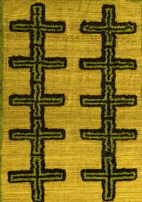 Southwestern Yellow Country Rug, abs4584yw