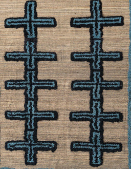 Abstract Camel Brown Southwestern Rug, abs4584
