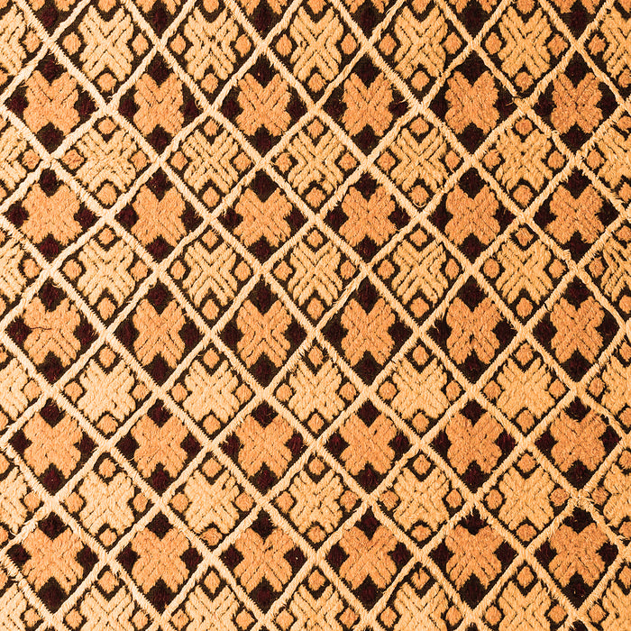 Machine Washable Abstract Orange Modern Area Rugs, wshabs4585org