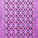 Square Machine Washable Abstract Purple Modern Area Rugs, wshabs4585pur