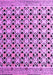 Machine Washable Abstract Purple Modern Area Rugs, wshabs4585pur