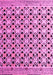 Machine Washable Abstract Pink Modern Rug, wshabs4585pnk