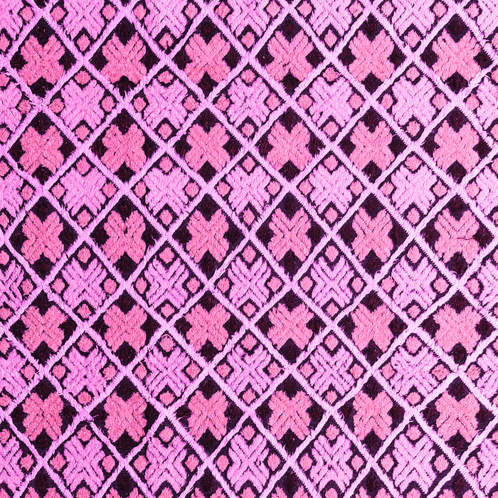 Machine Washable Abstract Pink Modern Rug, wshabs4585pnk