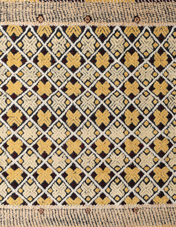 Abstract Yellow Modern Rug, abs4585