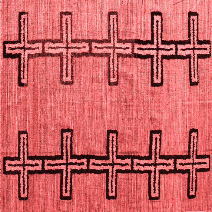 Abstract Red Modern Rug, abs4586red