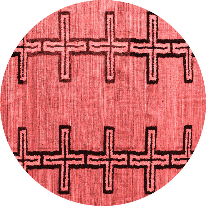 Machine Washable Abstract Red Modern Rug, wshabs4586red